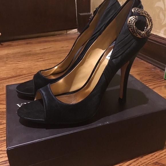 Badgley Mischka Eavan Black Gold - Picture 5 of 7